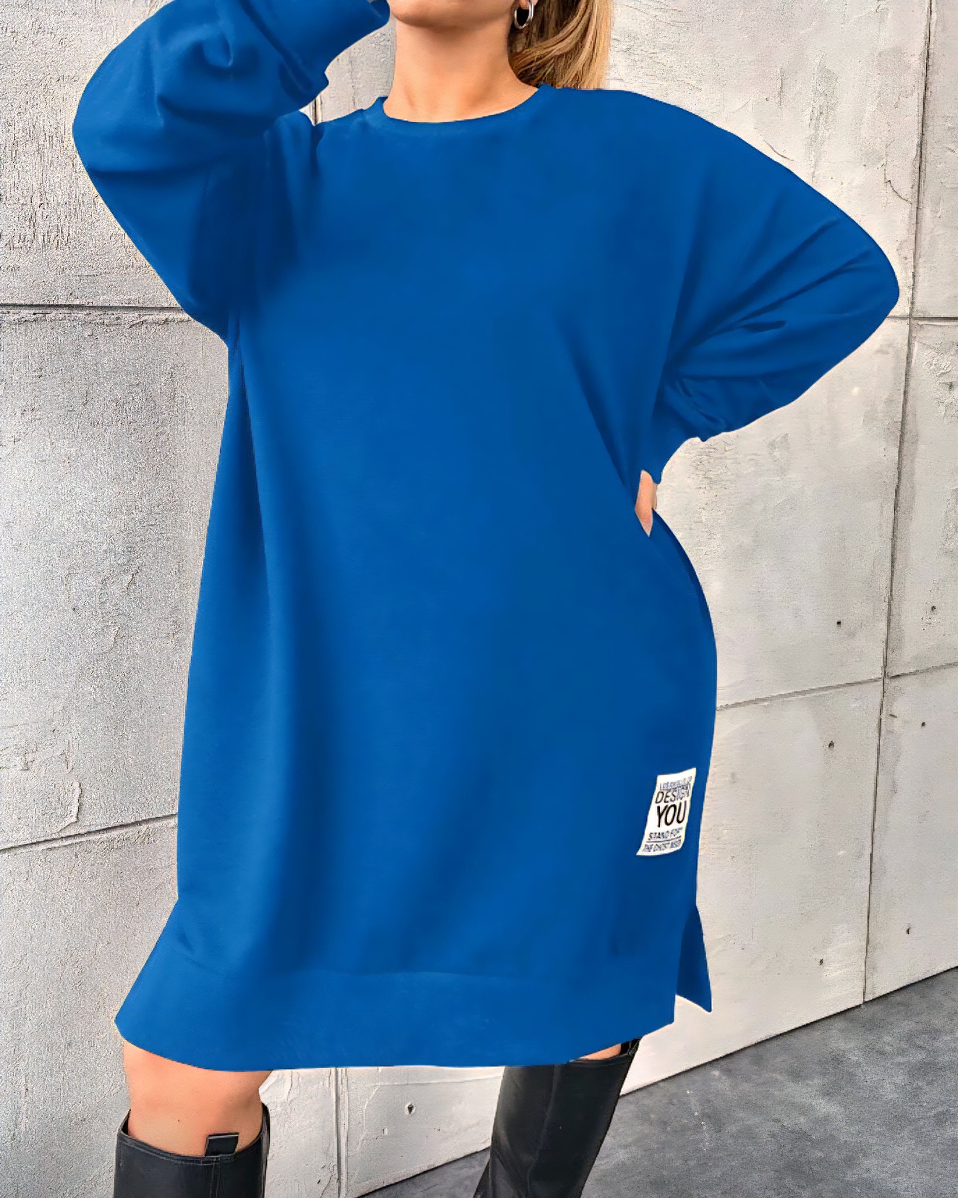 Bavlněné mikinové šaty