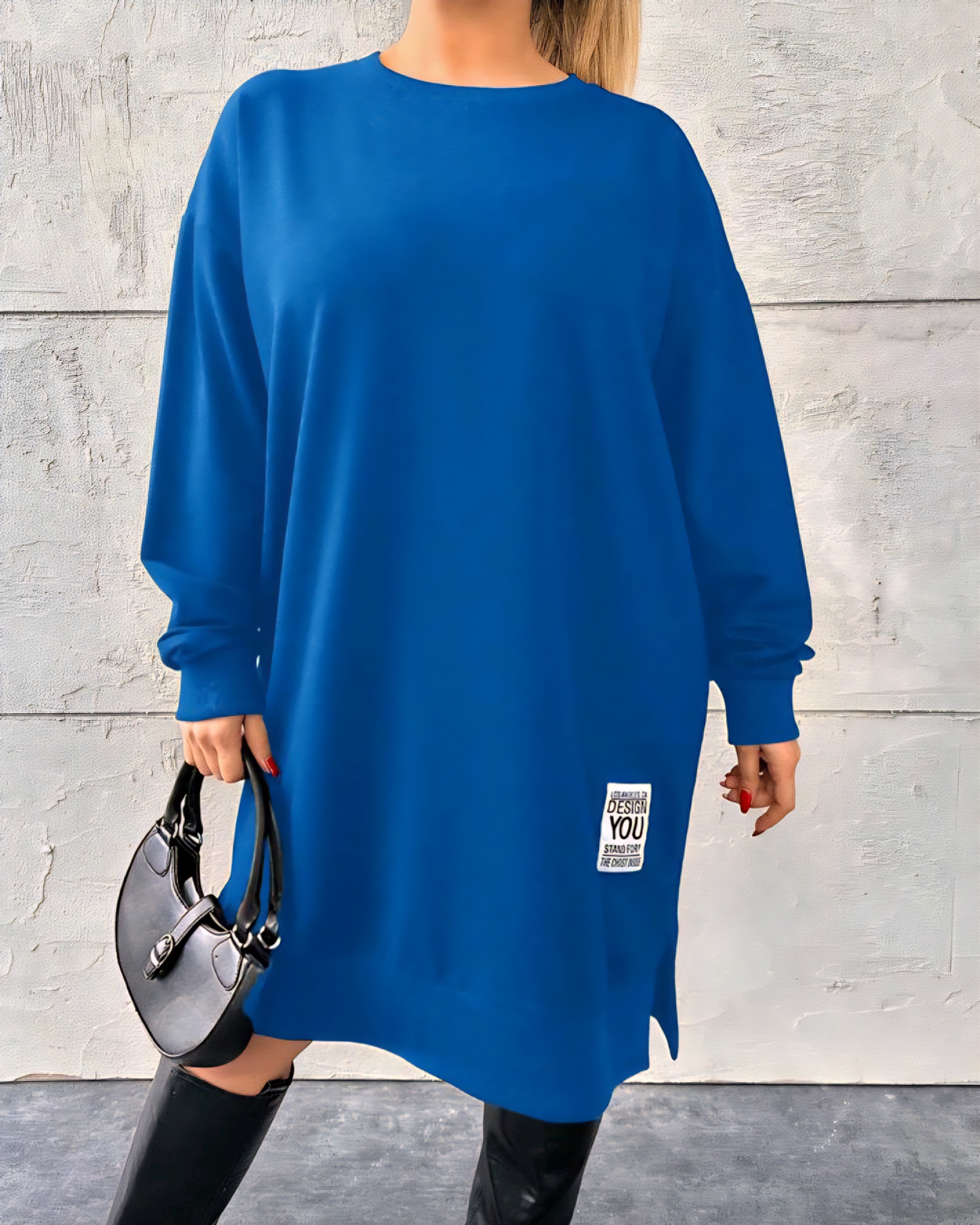 Bavlněné mikinové šaty