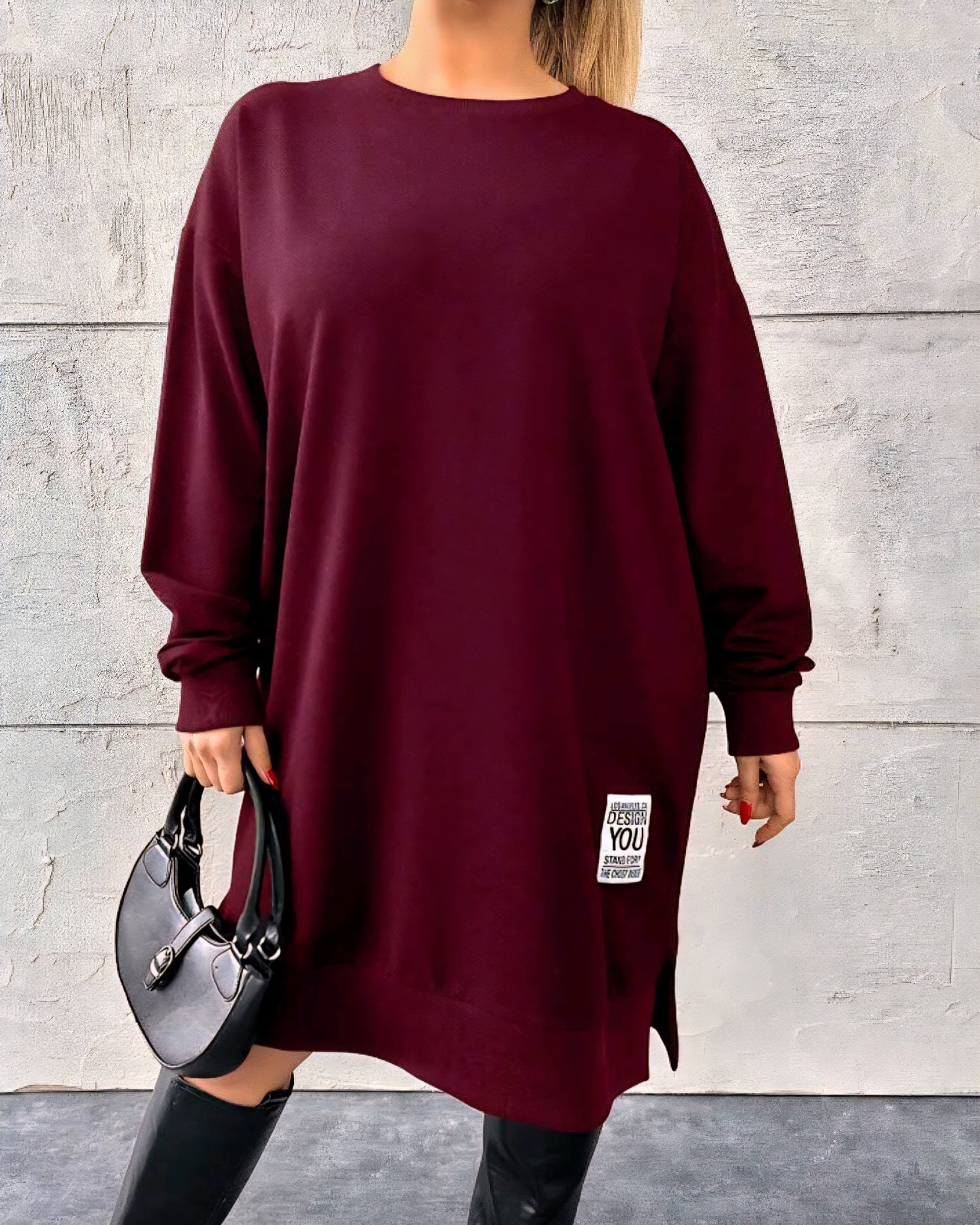 Bavlněné mikinové šaty