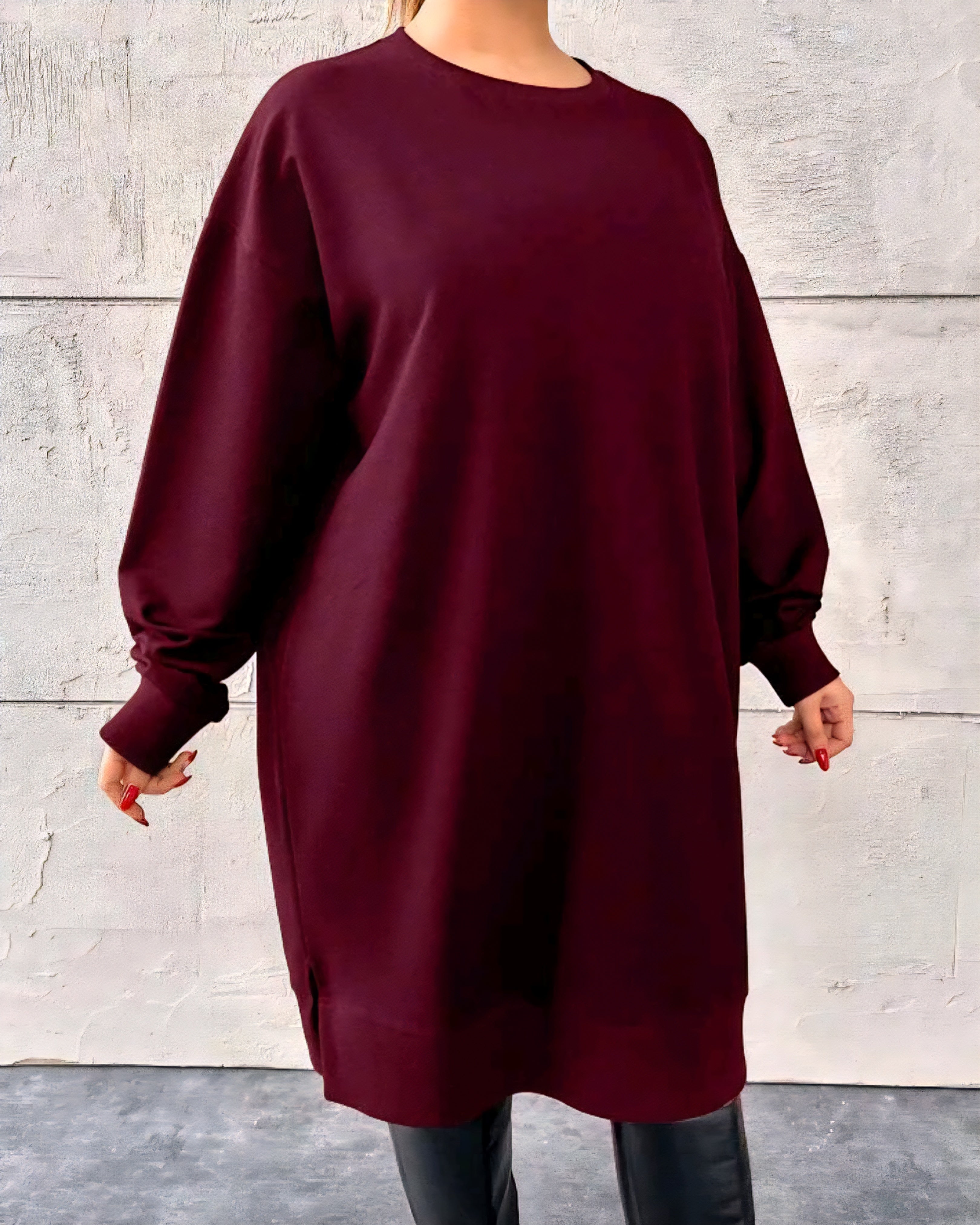 Bavlněné mikinové šaty