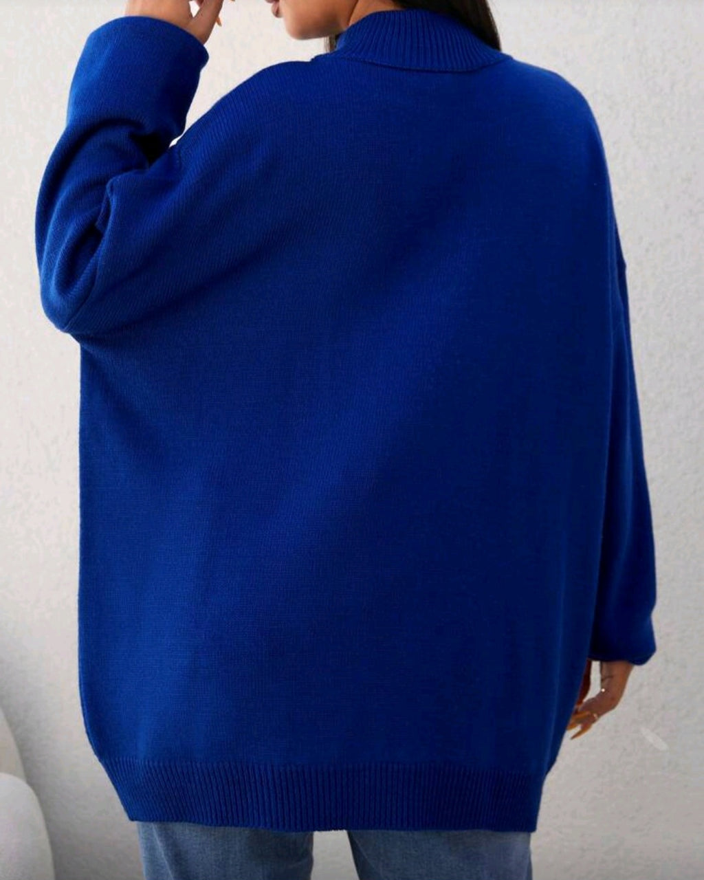 Akrylový pletený svetr