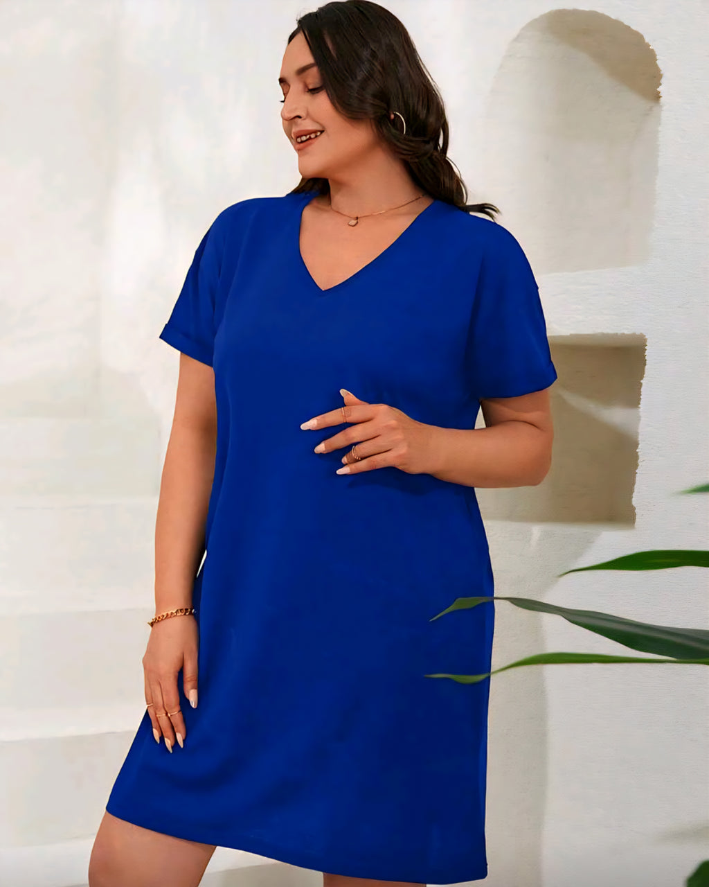 Ležérní šaty áčkového střihu