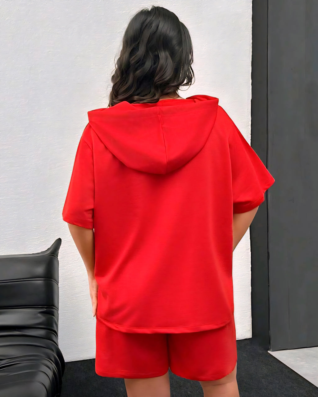 Pohodlný letní komplet s kapucí