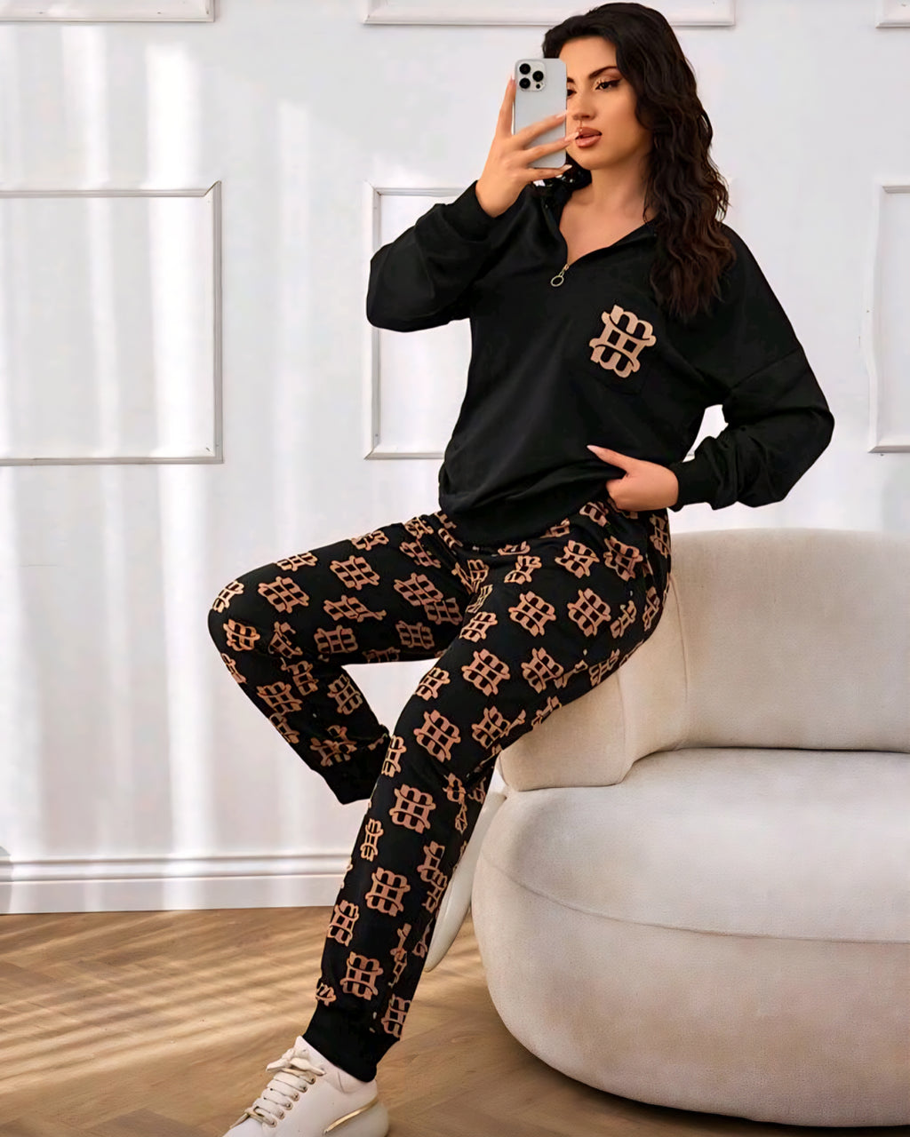 Stylová dvoudílná tepláková souprava