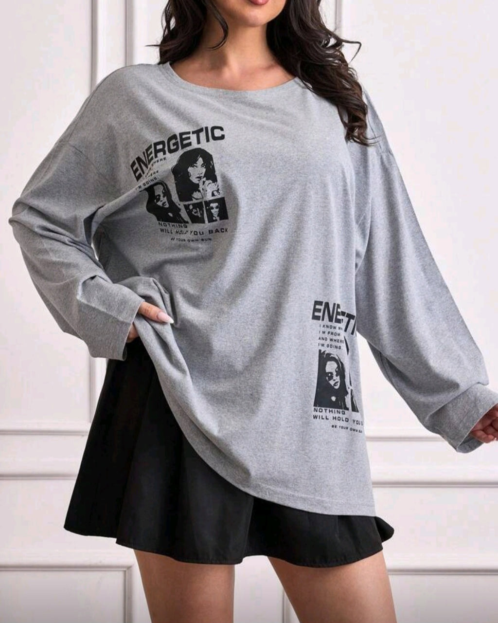 Bavlněné tričko s dlouhým rukávem