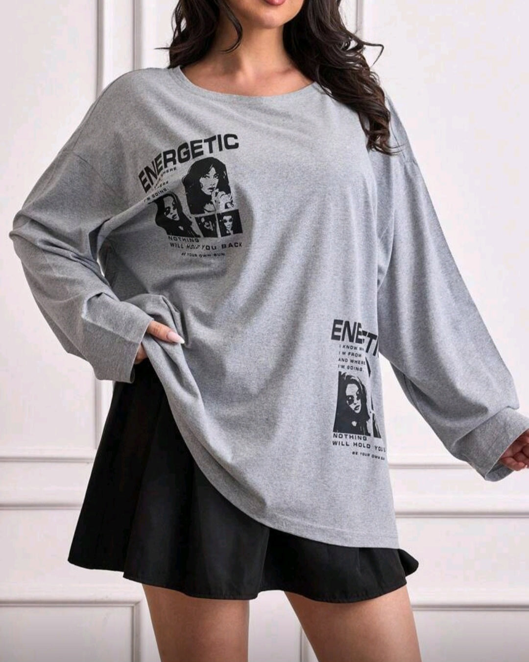 Bavlněné tričko s dlouhým rukávem