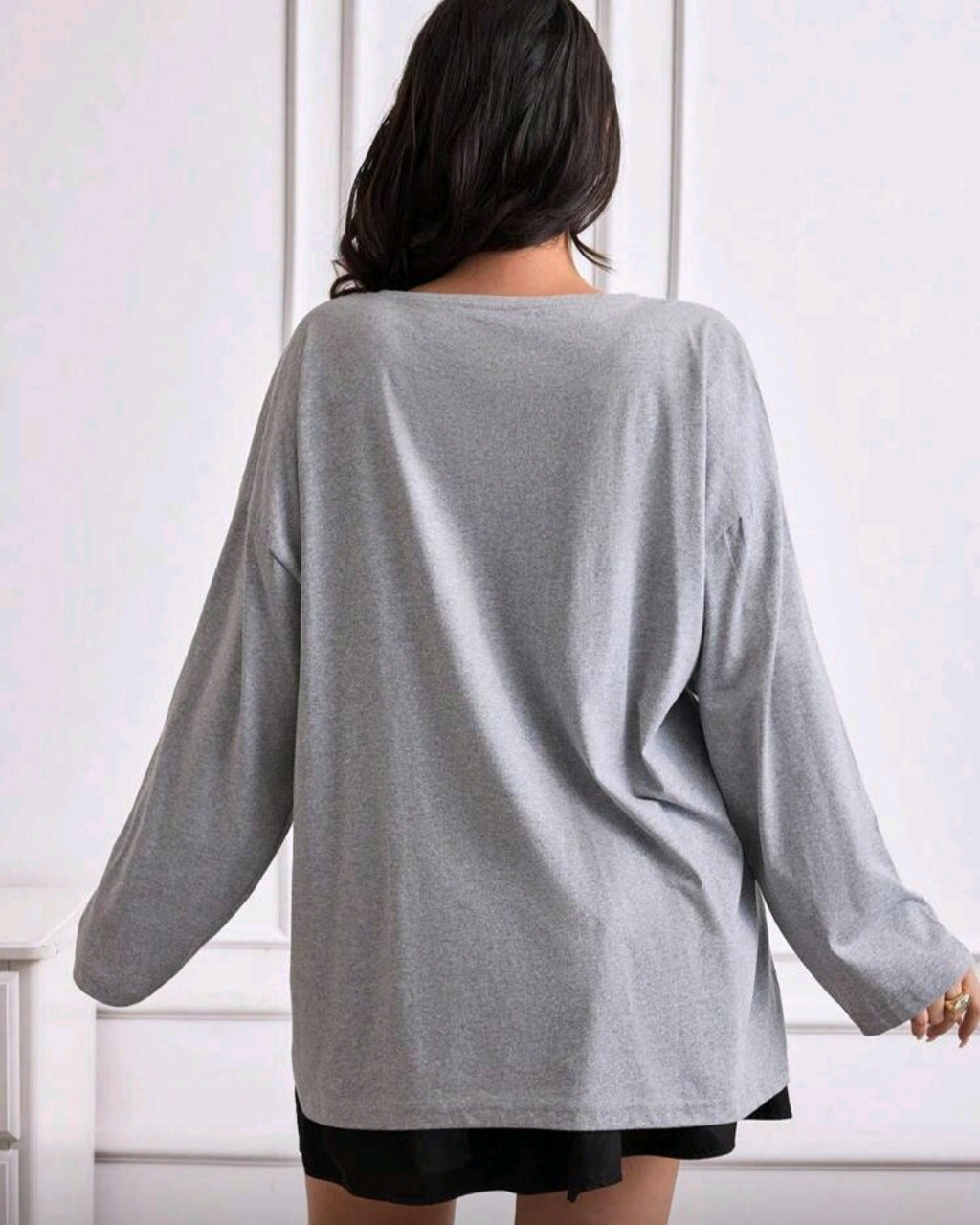 Bavlněné tričko s dlouhým rukávem