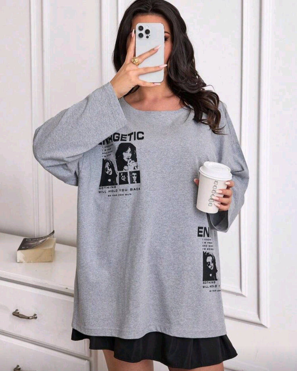 Bavlněné tričko s dlouhým rukávem