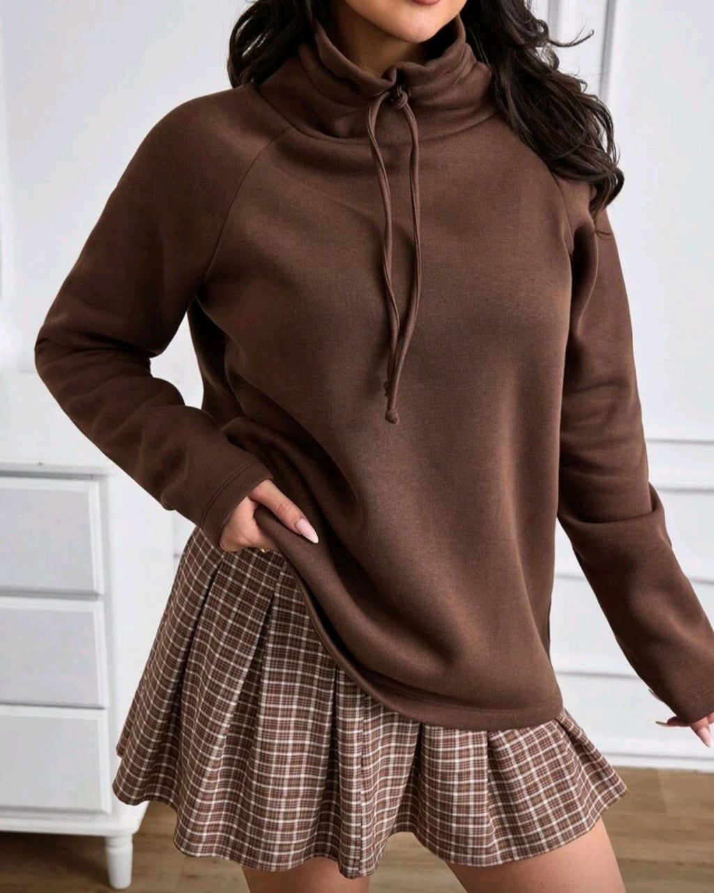 Dámská bavlněná mikina bez kapuce