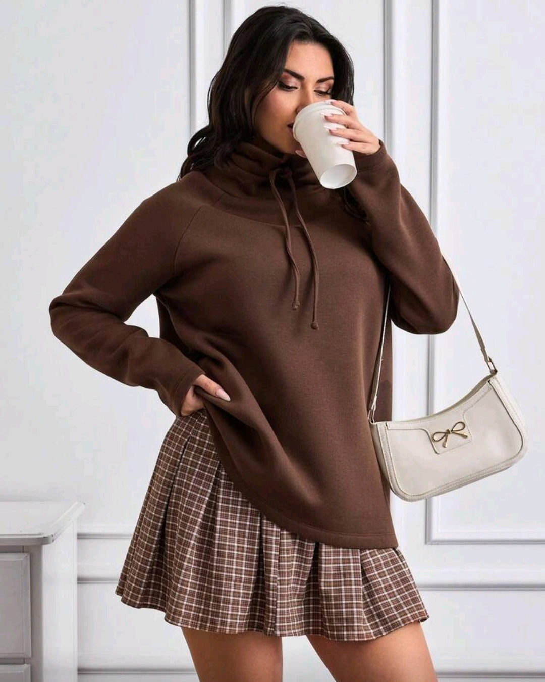 Dámská bavlněná mikina bez kapuce