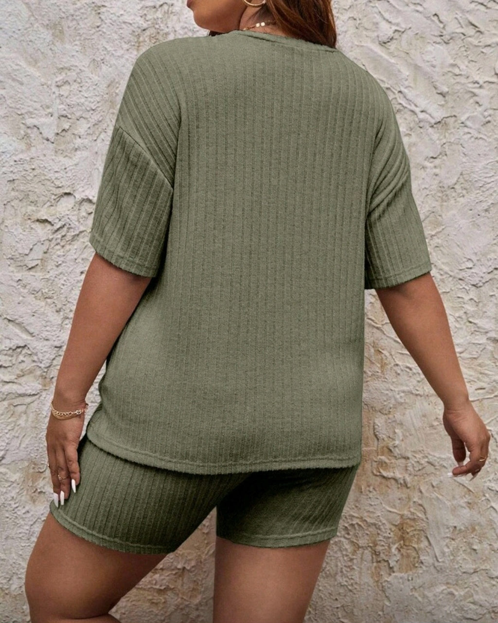 Stylová žebrovaná souprava